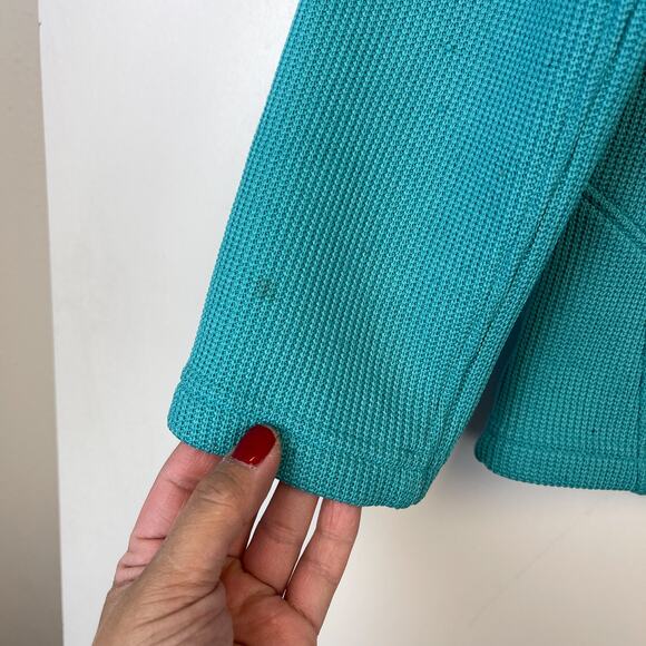 Spyder Girls L 14/16 Fleece Blue Full Zip Jacket Knit - Picture 8 of 11